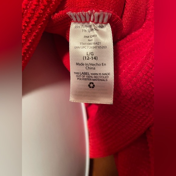 Time and True Women's Red Sweater Size L (12-14) - Picture 5 of 10